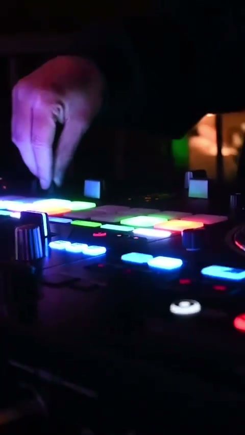 The DJ decks lit up at Tony's